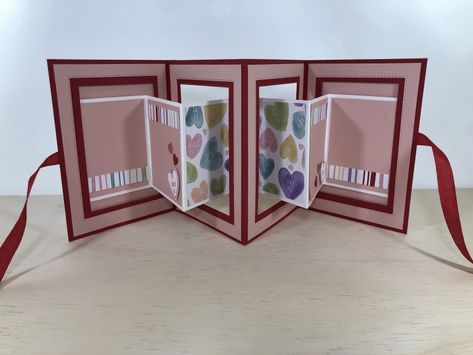 Baby Mini Album, Accordion Cards, Fancy Fold Card Tutorials, Accordion Fold, Fun Folds, Mini Album Tutorial, Fold Cards, Special Someone, Card Making Tutorials