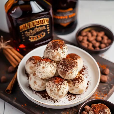 Introduction Fireball Whiskey Balls are a delightful treat that combines the rich flavors of vanilla, pecans, cocoa, and cinnamon with the distinct warmth of Fireball whiskey. These bite-sized confections are ... Learn more Fireball Whiskey Cookies, Fireball Cake Pops, Fireball Cake Balls, Fireball Balls Recipe, Fireball Balls, Fireball Desserts, Fireball Whiskey Balls, Fireball Cookies, Whiskey Balls Recipe