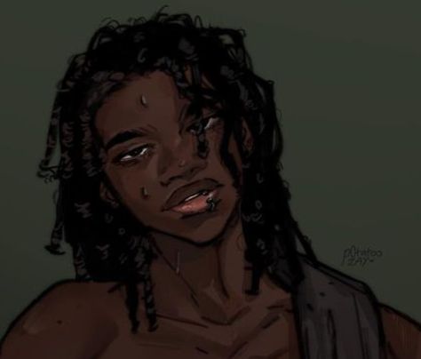 Rendering Dark Skin, Black Woman Reference Photo, Black Oc Hairstyles, Black Woman Oc Art, Pose Reference Black, Black Nose Drawing, Black Characters Pfp, Black Women Pfp, Dark Skin Drawing