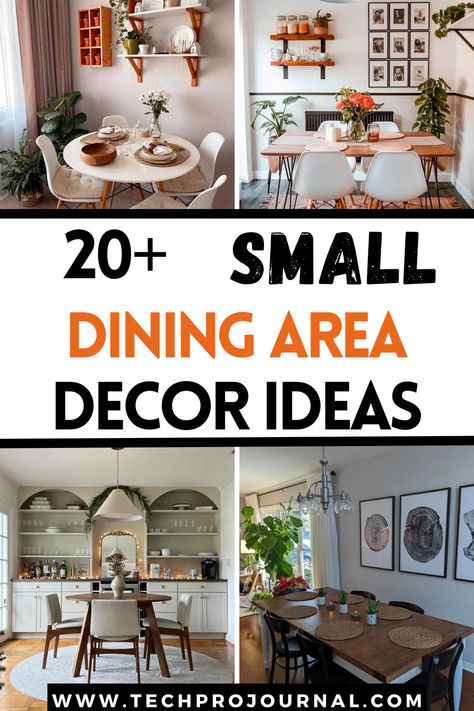 I’m loving these small dining area decor ideas that add personality and function to compact dining spots. Discover ways to style your space with minimal decor that maximizes style without cluttering your small dining area. Small Dining Room Area Ideas, Dining Room In Small Apartment, Small Table Kitchen Ideas, Small Spaces Dining Area, Small Apt Dining Room Ideas, Best Table For Small Dining Room, Small Dining Apartment Ideas, Small Dining Area Decor Ideas, Dining Table Inspo Decor