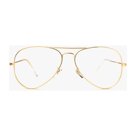 Gold Frame Clear Lens Aviators ($39) ❤ liked on Polyvore featuring accessories, eyewear, eyeglasses, sunglasses, glasses, gold, aviator eye glasses, clear glasses, aviator eyeglasses and lens glasses Clear Aviator Glasses, Gold Aviator Glasses, Glasses Aviator, Clear Eyeglasses, Aviator Eyeglasses, Glasses Clear, Clear Eyes, Gold Frames, Aviator Glasses