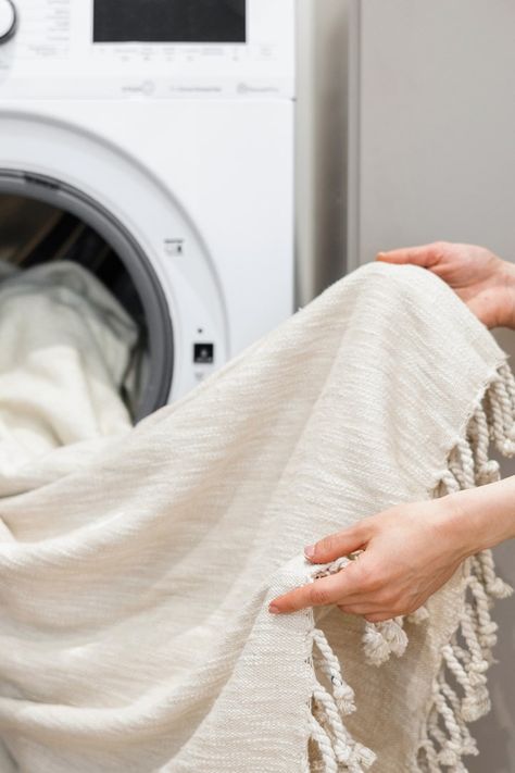 Why Do My Clothes Have Dark Spots After Washing? | Better Homes and Gardens Laundry Aesthetic Photography, Fabric Softener Stains, Washing White Clothes, Wrinkled Clothes, Laundry Stains, Cleaning Curtains, Product Shoot, Cleaning Motivation, Doing Laundry