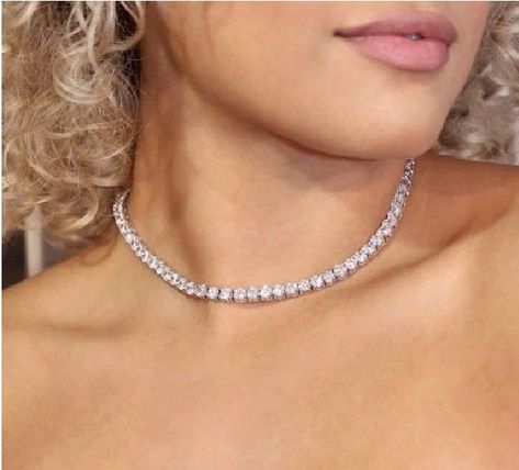 Browse our Zirconite Couture Necklaces Couture Necklace, Fox Jewelry, Fake Diamond, Diamond Tennis Necklace, Stil Boho, Metal Clay Jewelry, Cubic Zirconia Jewelry, Tennis Necklace, Hip Hop Jewelry