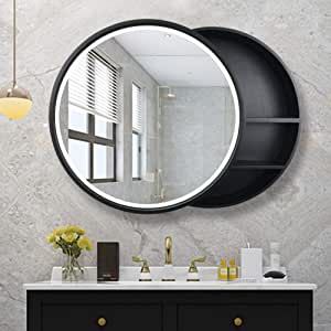 Bathroom Mirrors Uk, Light Up Bathroom Mirror, Mirror Cabinet With Light, Bathroom Mirror With Shelf, Bathroom Mirror Storage, Cheap Bathrooms, Bathroom Mirror Lights, Mirror With Led Lights, Bathroom Mirror Cabinet