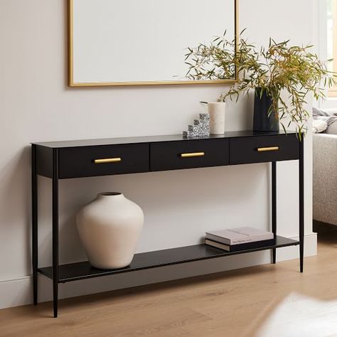 Console Table Styling Modern, Modern Console Table Entryway, Entrance Console Table, Narrow Entryway Table, Console Table Modern, Console Table Entryway, Nordic Winter, Modern Console Table, Console Table Styling