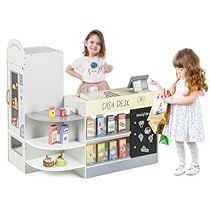 Kids Grocery Store, Pretend Grocery Store, Kids Chalkboard, Christmas Presents For Her, Food Accessories, Cash Register, Gift For Boys, Toddler Play, Play Food