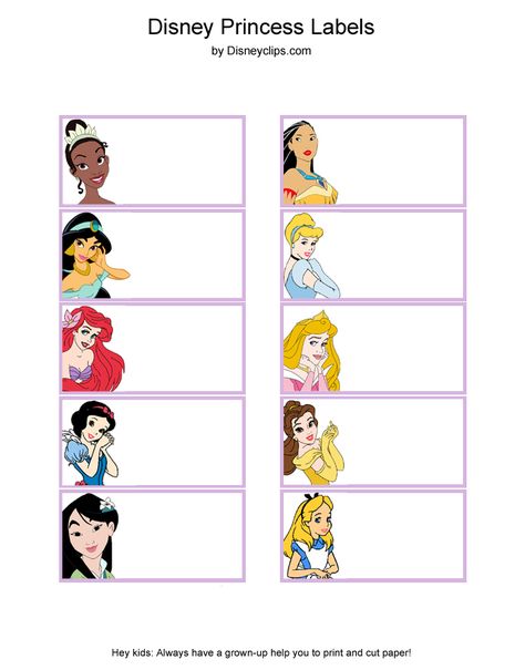 Disney Princess labels Princess Birthday Party Food, Printable Disney Princess, Disney Princess Printables, Disney Princess Names, Disney Princess Cupcakes, Princess Cupcake Toppers, Princess Printables, Disney Princess Birthday Party, Princess Theme Birthday