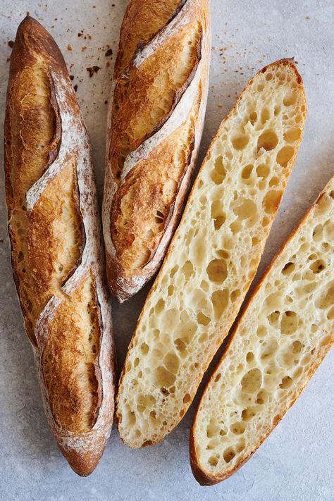 How to Shape Baguettes | The Perfect Loaf Bread Branding, Bread Photos, French Breads, Home Made Puff Pastry, Bread Photography, Bread Brands, The Perfect Loaf, Pumpkin Roll Cake, Baguette Recipe