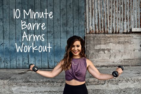 Barre Arms Workout, Barre Workout Benefits, Arms Workout At Home, Barre Arms, Barre Arm Workout, Ballerina Body, Barre Exercises At Home, Leg Workout Women, Arm Workouts At Home