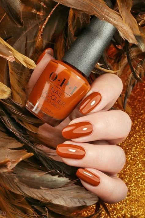 Trend It Up, Orange Nail Designs, Orange Nail, Fall Nail Trends, Fall Gel Nails, Cute Nails For Fall, Pink Gel, Colorful Nails, Nails Polish