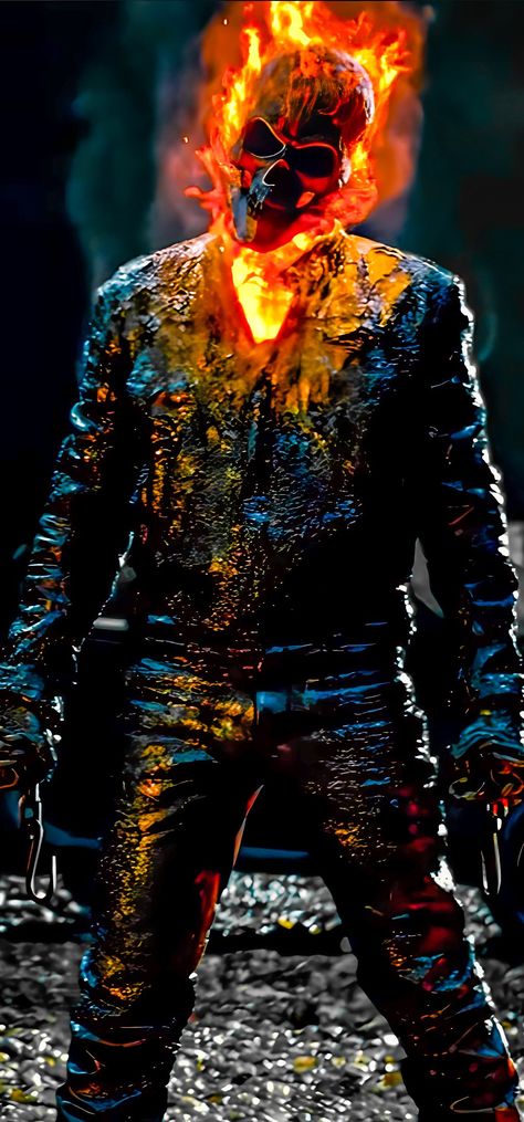 Ghost Rider Spirit Of Vengeance, Ghost Rider Images, Ghost Raider, Marvel Legion, New Ghost Rider, Rider Wallpaper, Soldier Tattoo, Ghost Rider Wallpaper, Spirit Of Vengeance