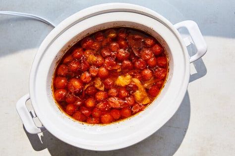 Tomato Compote, Slow Cooker Lentils, Compote Recipe, Green Bean Salads, Sweet Potato Chili, Stewed Potatoes, Creamy Spinach, Nyt Cooking, Easy Slow Cooker Recipes