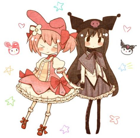 My Melody And Kuromi Anime, Madoka Witch, Madoka Magica Madoka, Magica Madoka, Madoka Kaname, Mahō Shōjo Madoka Magica, Homura Akemi, Mahō Shōjo, Puella Magi