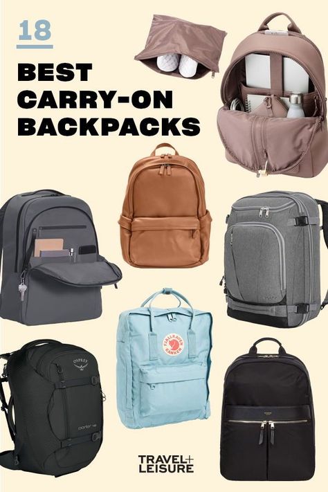 Travel + Leisure has combines all of the best backpack and book bag brands for carry on luggage. Click to see more of the best quality bags for traveling. #CarryOn #Luggage #Travel #BestBags #TravelTips #PackingHacks #HowtoPackLight | Travel + Leisure - The 18 Best Carry-On Backpacks Travel Wallpaper Iphone, Best Carry On Backpack, Travel Backpack Carry On, Underseat Carry On, Best Travel Bags, Stylish Diaper Bag, Best Travel Backpack, Stylish Luggage, Adventure Backpack