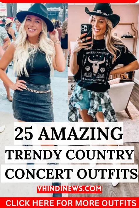 25 Must-Have Trendy Country Concert Outfits for Summer 2024: Cowgirls to Denim Dreams 61 Concert Concert Outfit, Morgan Wallen Concert Outfit White Boots, Cute Nashville Outfits Summer Going Out, Diy Country Outfits, Country Concert Outfit Lainey Wilson, What To Wear To Carrie Underwood Concert, Cute Country Concert Outfit, Outfit For Country Concert Summer, Country Concert Outfit Ideas Without Boots