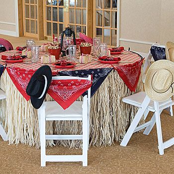 decorations for western theme party | ... to announce that they're getting hitched than a Wild West theme party Country Western Parties, Western Party Decorations, Cowboy Theme Party, Wild West Theme, Western Birthday Party, Wild West Party, Country Party, Cowboy Baby Shower, Cowboy Birthday Party