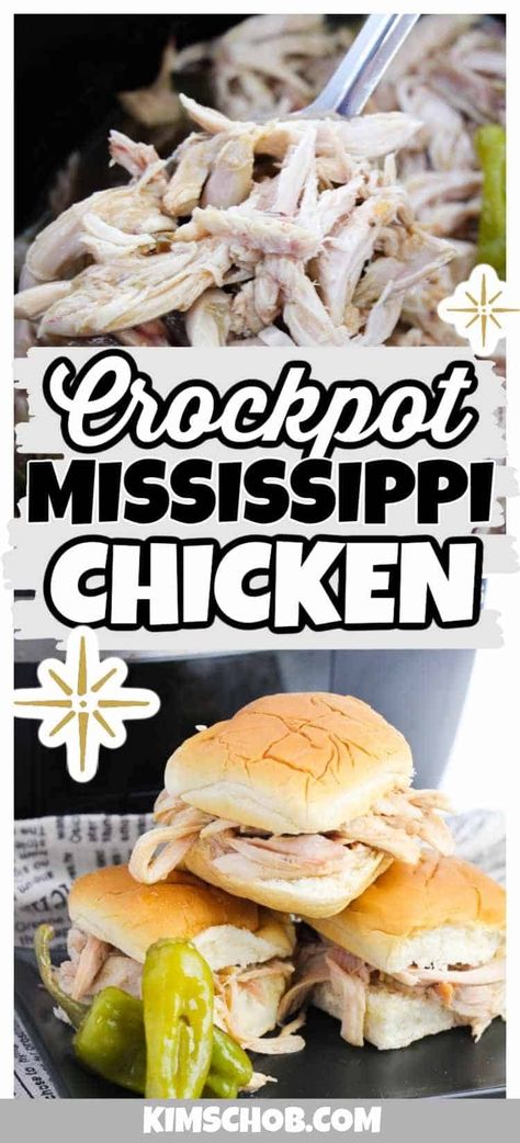 Crock Pot Mississippi Chicken, Easy Chicken Breast Dinner, Homemade Ranch Mix, Mississippi Chicken, Bbq Chicken Breast, Au Jus Gravy, Easy Chicken Breast, Savory Chicken, Easy Family Meals