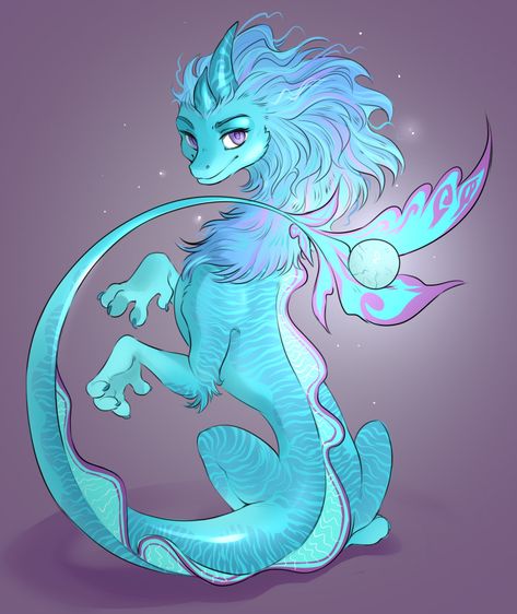 Dragon Anatomy, Sea Creatures Art, Raya And The Last Dragon, The Last Dragon, My Little Pony Pictures, Fantasy Creatures Art, Dragon Artwork, Cute Dragons, Creature Feature