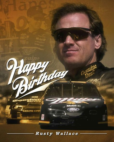 August 14, ? Rusty Wallace, Nascar Drivers, Nascar, Movie Posters, Film Posters