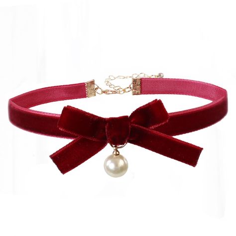 PRICES MAY VARY. red bow choker:With a velvet woven bow and a pearl pendant, this cute red choker makes you feel comfortable and elegant. red ribbon bow choker:This classic bow necklace can be worn with any style, from casual to high chic. red bow tie choker:The bow necklace length is about 30 cm, with 7 cm extension chain, and can be adjusted at will to fit most people. red choker:the bow necklace is the perfect gift to wife, girlfriend, mother,daughter, best friend on Christmas,anniversaries, Red Choker Necklace, Girls Christmas Gifts, Ribbon Choker Necklace, Red Choker, Bow Choker, Choker Black, Necklace Cute, Diy Bracelet Designs, Ribbon Necklace