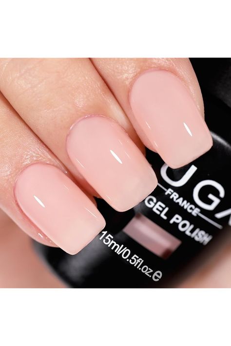 Milky Pink Gel Polish 15ML Neutral Sheer White Gel Nail Polish UV Jelly Natural French Gel Nail Color for Nail Art DIY Manicure at Home Holiday Gifts for Women LGS-715 Diy Manicure At Home, Pink Gel Polish, White Gel Nails, Milky Pink, Color For Nails, Pink Gel, Gel Nail Colors, Gifts For, Manicure At Home