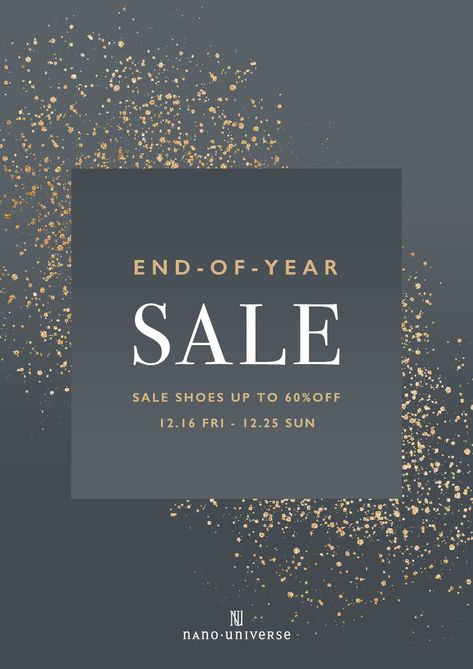 END-OF-YEAR SALE on Behance Offer Post Design, Christmas Sale Poster, Product Banner, Design In Photoshop, Store Signage, Banner Design Inspiration, Instagram Template Design, Email Marketing Design, Social Media Post Design