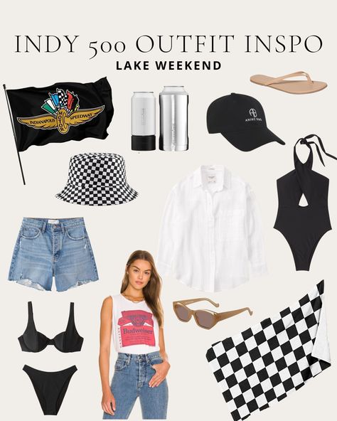 Carb Day Indy 500 Outfit, What To Wear To Indy 500, Indy500 Outfit, Nascar Outfit For Women Summer, Indy 500 Party Ideas, Indy 500 Outfit Women, Race Day Outfits Indy 500, Nascar Race Day Outfits Women, Indy 500 Outfit