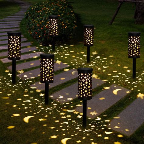 التصميم الخارجي للمنزل, Party Candy, Solar Powered Lights, Solar Lamp, Baby Shower Decor, Garden Pathway, Solar Lights Garden, Decoration Inspiration, Outdoor Solar