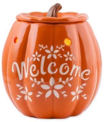 AmbiEscents Welcome Fall Pumpkin Wax Warmer Candle Wax Melter, Scented Wax Cubes, Scented Wax Warmer, Fall Accents, Home Air Fresheners, Fall Fragrance, Wax Melt Warmer, Home Fragrance Accessories, Wax Melters