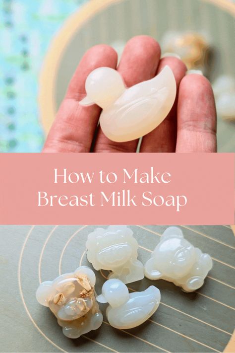 Easy step by step tutorial on how to make your own breastmilk soap. Easy Breastmilk Soap Recipe, Homemade Breastmilk Soap, Old Breastmilk Uses, How To Make Breastmilk Lotion, Breast Milk Soap Recipe Easy, How To Make Breastmilk Soap, Things To Make With Breastmilk, Diy Breastmilk Lotion, Diy Breastmilk Soap