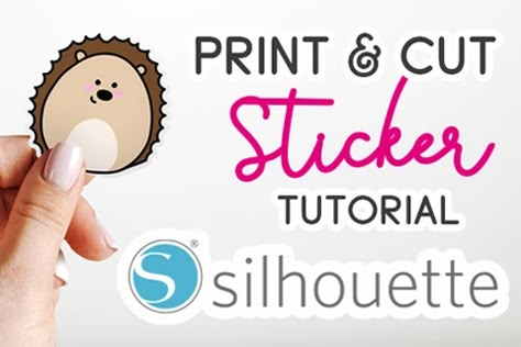 Making Stickers With Silhouette, Cameo Stickers Silhouette, Stickers On Silhouette Cameo, Silhouette Cameo Sticker Tutorial, Silhouette Stickers How To Make, Making Stickers With Silhouette Cameo, Silhouette Cameo Stickers, How To Make Stickers With Silhouette Cameo, How To Make Stickers With Silhouette