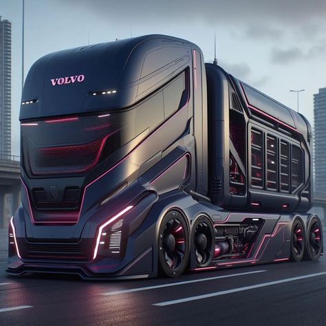 Future Explored (@xperia.ai) • Photos et vidéos Instagram Futuristic Transport, Futuristic Vehicles, Future Transportation, Future Trucks, Truck Design, February 11, Futuristic Cars, Semi Trucks, Big Trucks