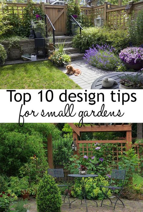 Have Inspiration, Small Space Gardening, Small Backyard Design, Small Garden Design, Courtyard Garden, Garden Cottage, Back Garden, Small Backyard Landscaping, Small Gardens