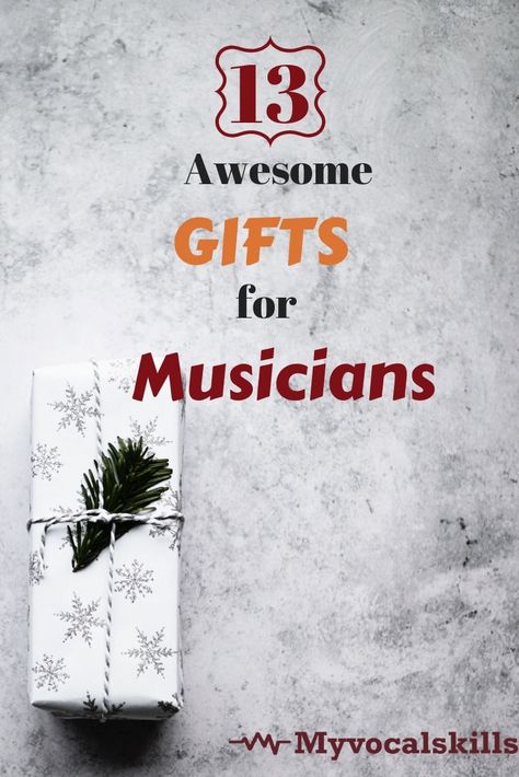 Music Gifts For Guys, Music Inspired Gifts, Gifts For A Musician, Gifts For Singers, Gift Ideas For Musicians, Gift Ideas For Music Lovers, Music Gifts Diy, Music Student Gifts, Music Christmas Gifts