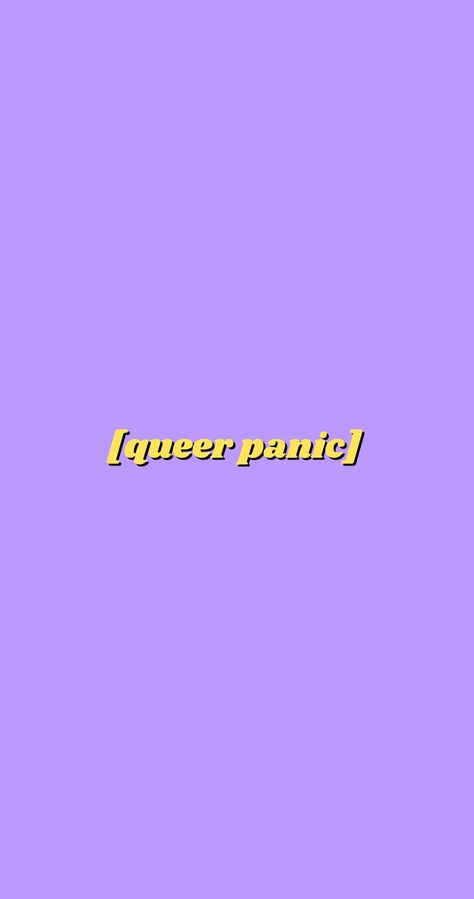 Queer Panic Heartstopper Quote Phone Background Wallpaper Yellow Black Purple Non Binary Gay Non Binary Phone Wallpaper, Non Binary Lesbian Wallpaper, Be Gay Do Crimes Wallpaper, Queer Wallpapers Aesthetic, Queer Background, Non Binary Background, Unlabeled Wallpaper, Subtle Gay Wallpapers, Genderqueer Wallpaper