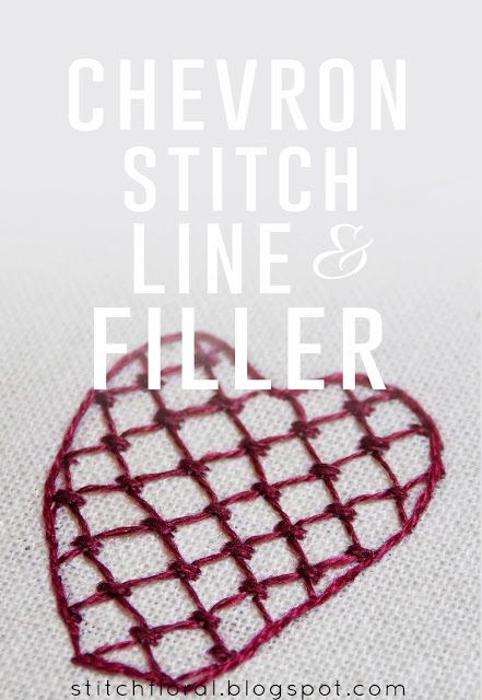 Chevron stitch lesson: line and filler Embroidery Leaf, Ideas Embroidery, Chevron Stitch, Learning French, Herringbone Stitch, Hand Embroidery Tutorial, Embroidery Stitches Tutorial, Stitch Lines, Easy Stitch