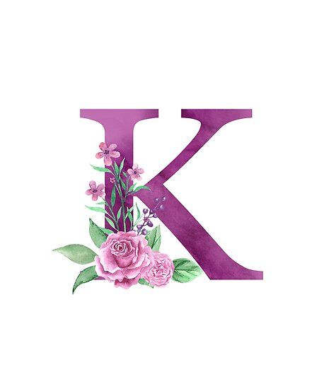 Monogram K accompanied by a lovely pink rose bouquet. perfect monogram design on shirts, apparel, stickers, phone casings, mugs, momentos and gifts for family, friends and loved ones especially ladies, women and girls. great gifts for christmas, birthday, anniversary, mother’s day. • Millions of unique designs by independent artists. Find your thing. Watercolor Initials, Monogram K, Floral Monogram Letter, Monogram Wallpaper, Stylish Alphabets, Pink Rose Bouquet, Alfabet Letters, Alphabet Wallpaper, Flower Letters