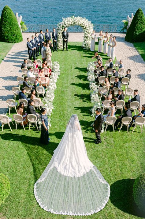 Villa Balbiano Wedding, Diy Wedding Decor Ideas, Wedding Lake Como, Elegant Wedding Themes, Dream Marriage, Diy Wedding Decor, Small Weddings Ceremony, Wedding Lake, Smallest Wedding Venue