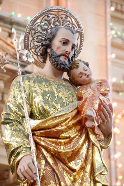 Saint Joseph Art, Hail Holy Queen, St Joseph Catholic, San Juan Pablo Ii, Santi Cattolici, Catholic Statues, Jesus Mary And Joseph, Sao Jose, Catholic Images