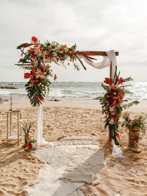 Boho wedding aisle decor