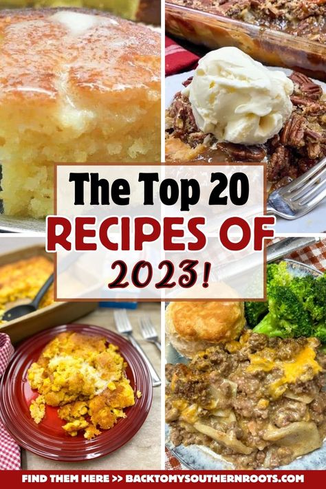 Check out the 20 most popular recipes of 2023! This roundup includes a mix of innovative dishes and timeless favorites that have been a hit in kitchens everywhere. Must Have Dinner Recipes, Favorite Easy Dinner Recipes, 2023 Best Recipes, Ti Food Recipes, Most Popular Casseroles, Most Popular Casserole Recipes, Food For Company Easy Dinners, New Crockpot Recipes 2023, Highly Rated Recipes