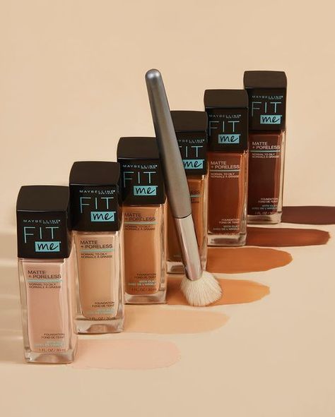 Fit Me Foundation, Maybelline Cosmetics, Bossbabe Quotes Motivation, Maybelline Fit Me Foundation, Creative Photography Projects, Fit Me Matte And Poreless, Maybelline Makeup, Dior Makeup, Maybelline New York