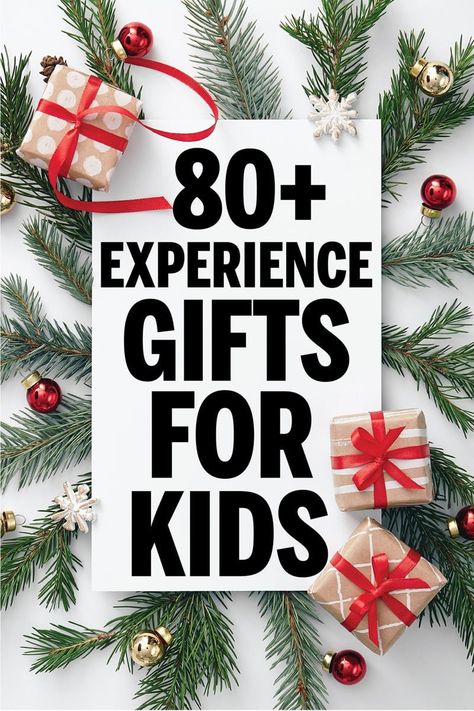 Experience Gifts For Kids, Experience Gift Ideas, Green Crafts For Kids, Christmas Coupons, Christmas Presents For Kids, Big Gift, Non Toy Gifts, Christmas Experiences, Free Printable Coupons