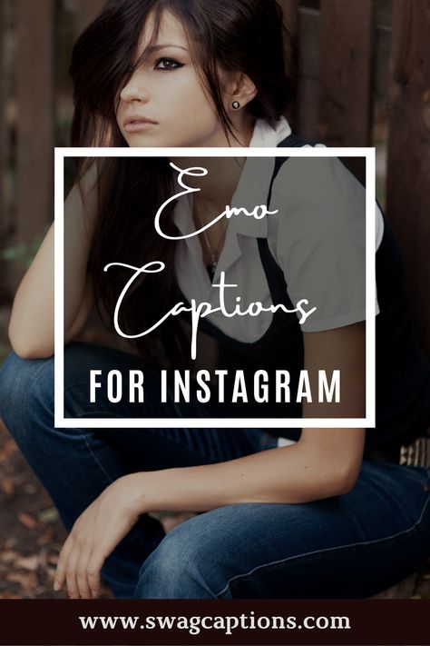 Looking for some Emo captions and quotes to post on your Instagram? We've got you covered. These dark and moody sayings are perfect for expressing how you're feeling. So go ahead, express yourself! #emocaptions #emoquotes #emo #goth #alternative #emogirl #punk #scene #grunge #emoboy #music #aesthetic #gothic #rock #alternativegirl #alt #mychemicalromance #emohair #gothgirl #metal #mcr #emostyle #poppunk #scenegirl #s #dark #love #egirl #cute #art #emoscene #emokid Punk Captions, Emo Captions For Instagram, Goth Instagram Captions, Emo Quotes Aesthetic, Goth Captions For Instagram, Emo Captions, Tumblr Emo, Punk Quotes, Scene Grunge