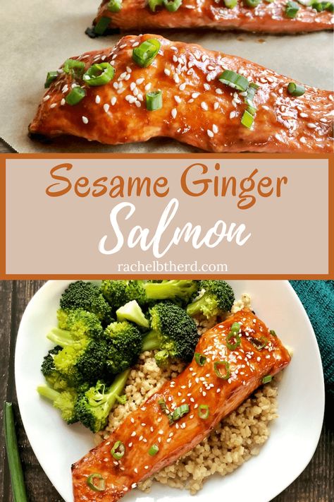 Salmon Sesame Oil, Honey Sesame Salmon Recipes, Honey Garlic Ginger Salmon, Ginger Sesame Salmon, Honey Sesame Salmon, Red Lobster Sesame Soy Salmon Bowl, Salmon With Ginger Soy Sauce, Salmon Recipes Ginger, Salmon Ginger Soy Honey