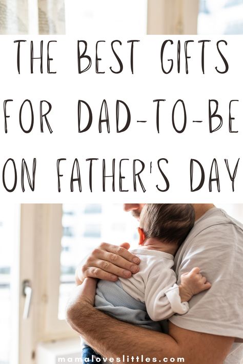 Trying to find the perfect Father's Day gift for a dad-to-be? Here's a great list of presents any new dad will love. This guide to Father's Day gifts for expecting dads has ideas from sentimental to funny gifts for every type of guy. Father’s Day Gift Ideas For Dad To Be, Father’s Day Gift For Expecting Dads, 1st Time Dad Gifts, New Dad Fathers Day Gift, First Father's Day Ideas, Father To Be Fathers Day Gift, First Fathers Day Gift Ideas From Wife, Dad To Be Fathers Day Gift, Sentimental Father’s Day Gifts