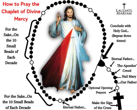 How to Pray the Chaplet of Divine Mercy 3 O Clock Prayer, Divine Mercy Chaplet Prayer, Chaplet Of Divine Mercy, Devine Mercy, Closing Prayer, Divine Mercy Chaplet, Faustina Kowalska, Apostles Creed, Opening Prayer