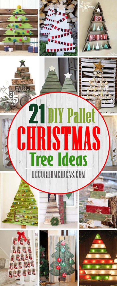 Christmas Trees Made Out Of Wood Pallets, Christmas Tree With Pallets, Pallet Wood Snowman Diy, Pallet Projects Christmas Tree, Christmas Ideas With Pallets, Pallet Winter Projects, Decorating Pallets Ideas, Pallet Christmas Decorations Outside, Christmas Pallet Crafts Diy