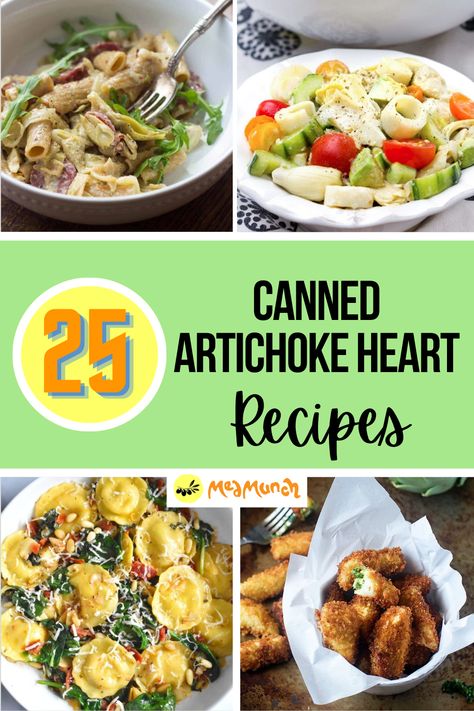 Recipes With Pickled Artichoke Hearts, What To Do With Artichoke Hearts, Recipes With Jarred Artichokes, Tinned Artichoke Recipes, Recipes Using Jarred Artichoke Hearts, Canned Artichokes Recipe, Can Artichoke Heart Recipes, How To Cook Canned Artichoke Hearts, Pickled Artichoke Recipes