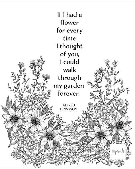 Songs About Flowers, Lyric Inspiration, Monet Quotes, Wild Flower Quotes, Flower Poem, Bloom Quotes, Alfred Tennyson, Thoreau Quotes, Poem Love